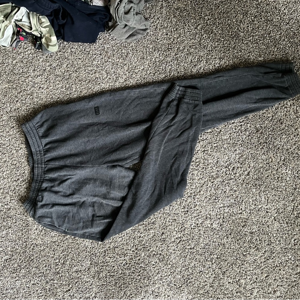 PINK Dark Gray Knit Jogger Pants